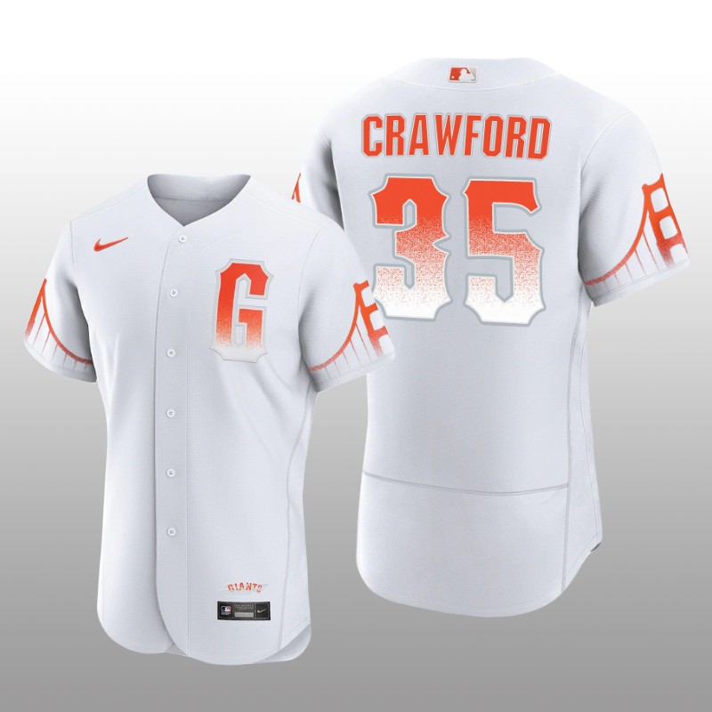San Francisco Giants Brandon Crawford City Connect Authentic White Jersey