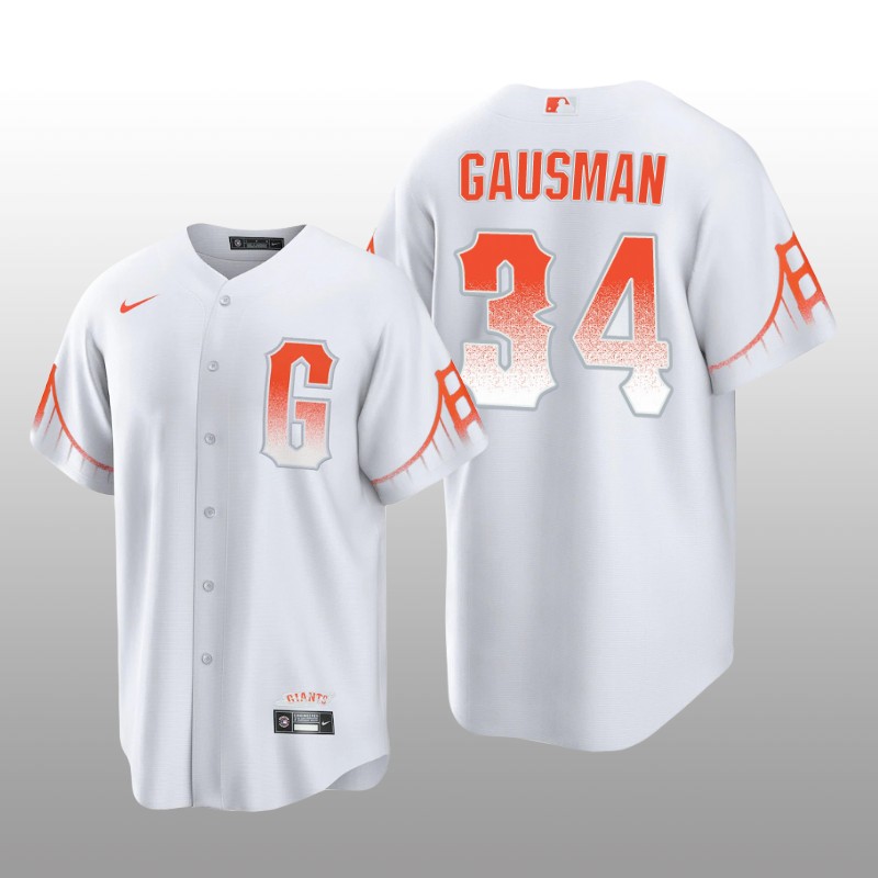 San Francisco Giants Kevin Gausman City Connect Replica White Jersey