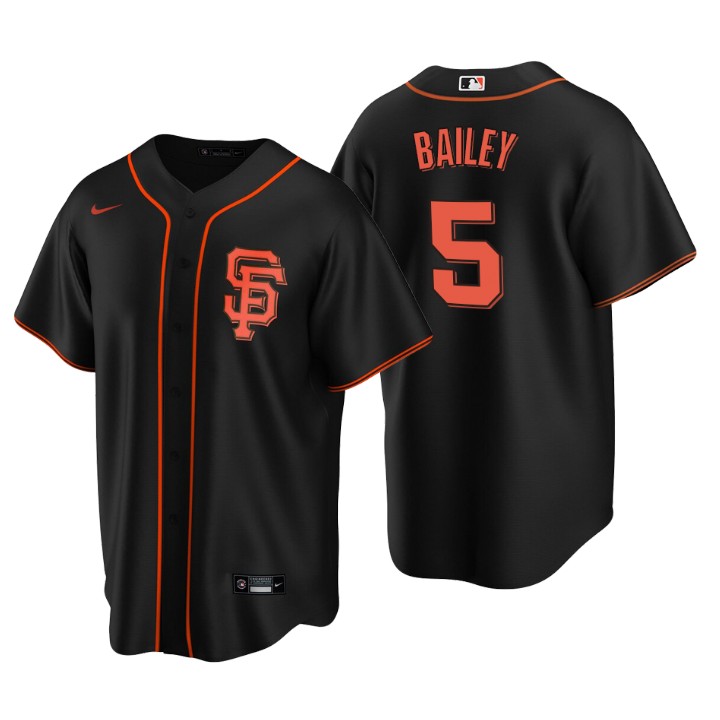 San Francisco Giants Patrick Bailey Black 2020 MLB Draft Alternate Replica Jersey