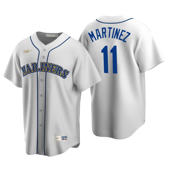 Seattle Mariners Edgar Martinez White Cooperstown Collection Home Jersey