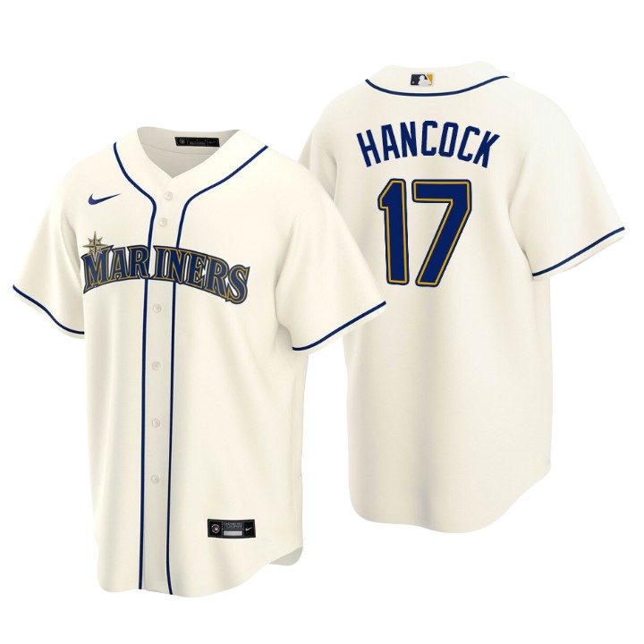 Seattle Mariners Emerson Hancock Cream 2020 MLB Draft Alternate Team Replica Jersey