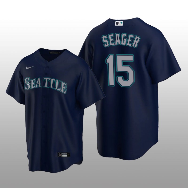 Seattle Mariners Kyle Seager Navy Alternate 2020 Replica Player Jersey