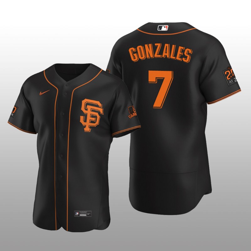 Seattle Mariners Marco Gonzales Black Alternate 2023 Alternate Player Jersey