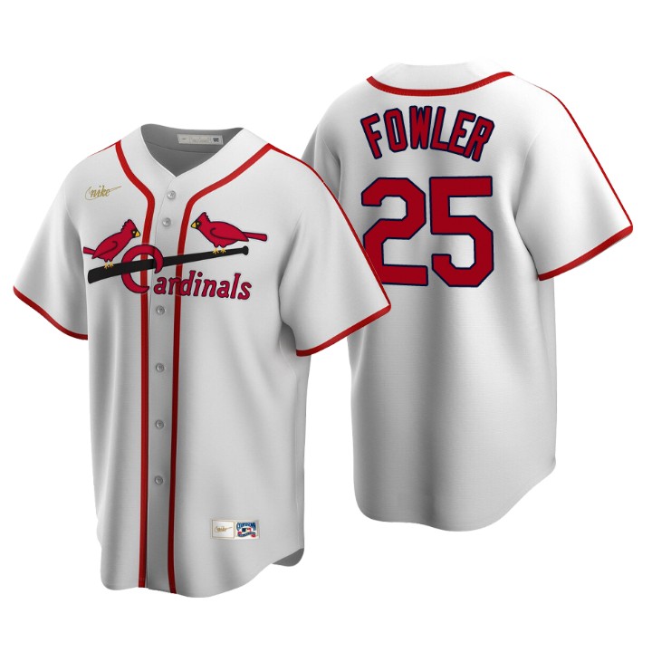 St. Louis Cardinals Dexter Fowler White Cooperstown Collection Home Jersey