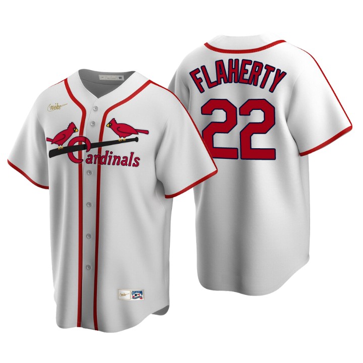 St. Louis Cardinals Jack Flaherty White Cooperstown Collection Home Jersey