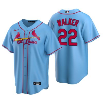 St. Louis Cardinals Jordan Walker Light Blue 2020 MLB Draft Alternate Replica Jersey