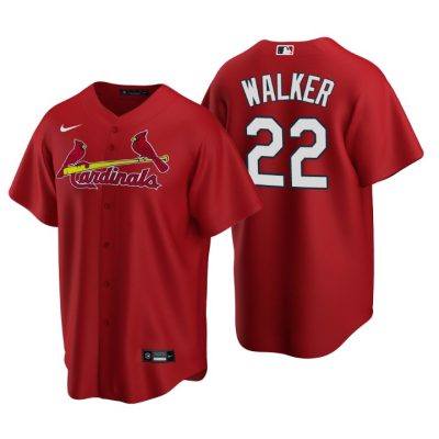 St. Louis Cardinals Jordan Walker Red 2020 MLB Draft Alternate Replica Jersey