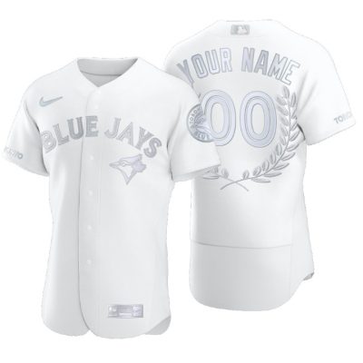 Toronto Blue Jays Custom White Awards Collection Jersey