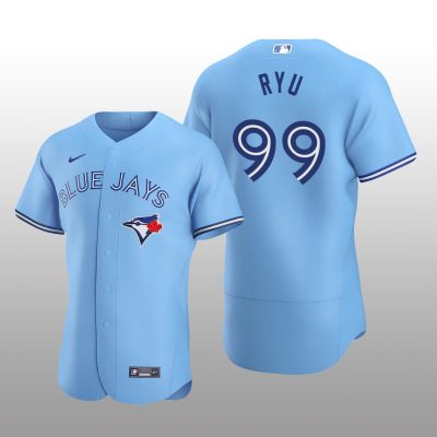 Toronto Blue Jays Hyun-Jin Ryu Blue Alternate 2020 Alternate Jersey