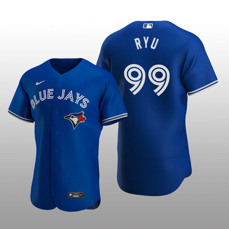 Toronto Blue Jays Hyun-Jin Ryu Royal Alternate 2020 Alternate Team Jersey