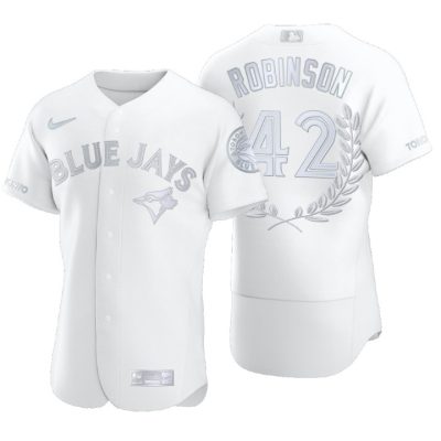 Toronto Blue Jays Jackie Robinson White Awards Collection Retirement Jersey