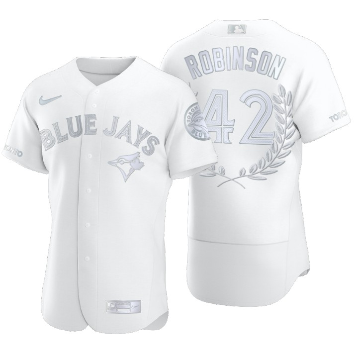 Toronto Blue Jays Jackie Robinson White Awards Collection Retirement Jersey