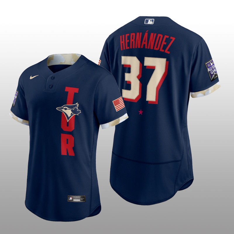 Toronto Blue Jays Teoscar Hernandez MLB All-Star Game Authentic Navy Jersey