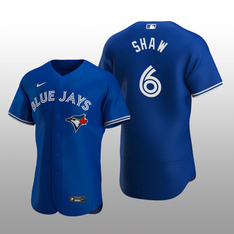 Toronto Blue Jays Travis Shaw Royal Alternate 2020 Alternate Team Jersey