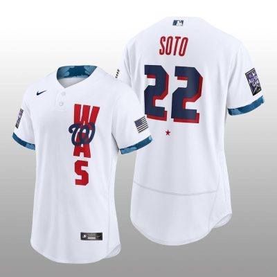 Washington Nationals Juan Soto MLB All-Star Game Authentic White Jersey