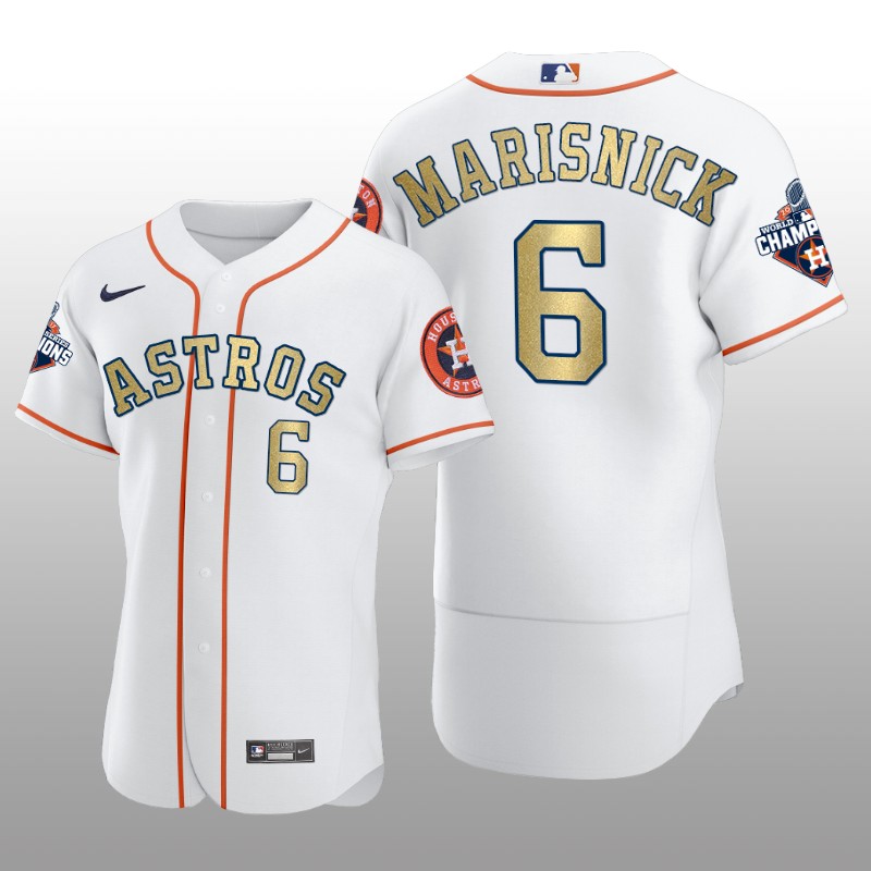 White 2017 World Series Champions Jake Marisnick Houston Astros Jersey