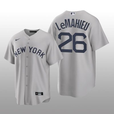 Yankees D.J. LeMahieu Field of Dreams Replica Gray Jersey