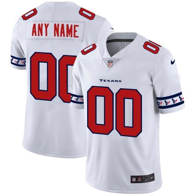 Baltimore Ravens Custom Nike White Team Logo Vapor Limited NFL Jersey