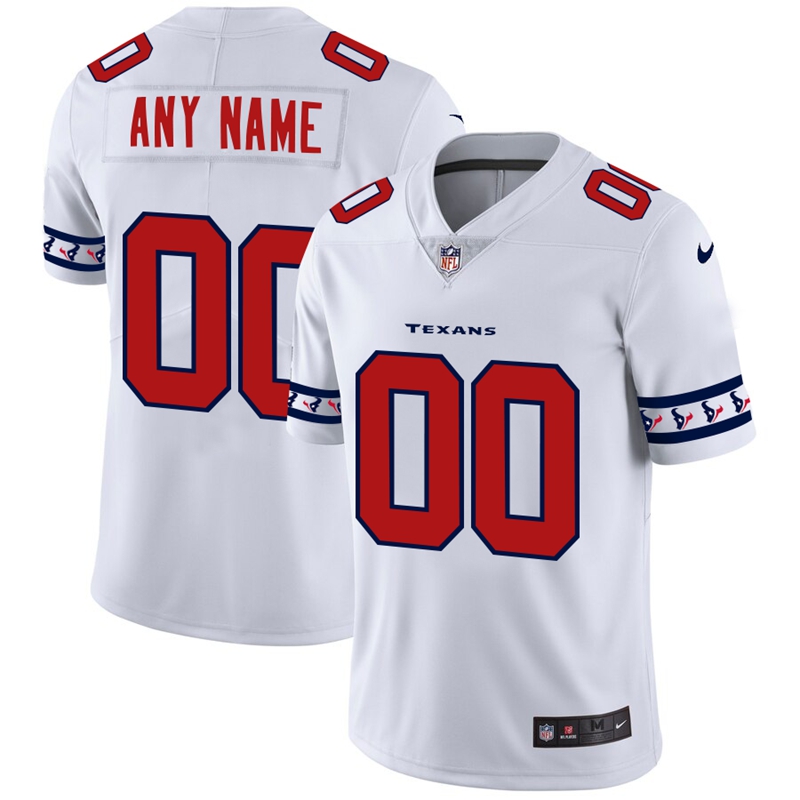 Baltimore Ravens Custom Nike White Team Logo Vapor Limited NFL Jersey