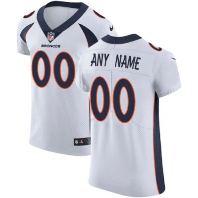 Nike Denver Broncos Customized White Stitched Vapor Untouchable Elite Men's NFL Jersey