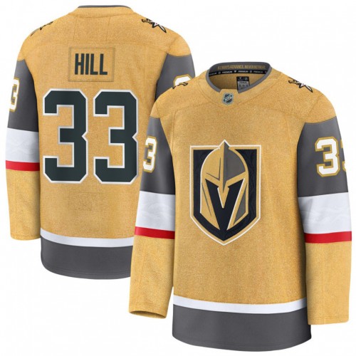 Adin Hill Men's Vegas Golden Knights Gold Home Premium Jersey