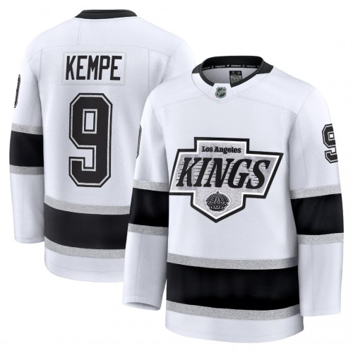 Adrian Kempe Men's Los Angeles Kings White Away Premium Jersey