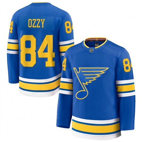 Aleksanteri Ozzy St. Louis Blues Home Premium Player Jersey - Blue