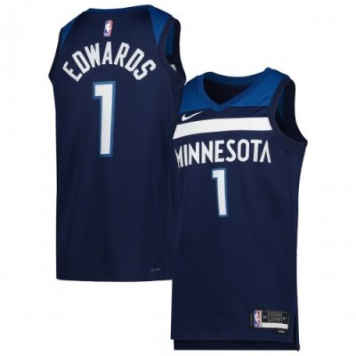 Anthony Edwards Minnesota Timberwolves Nike Unisex Swingman Jersey  - Navy