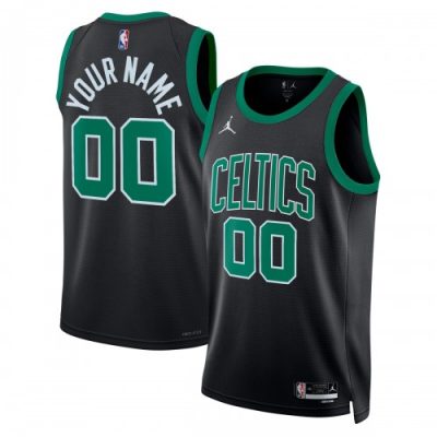 Boston Celtics Jordan Brand Unisex Swingman Custom Jersey - Statement Edition - Black