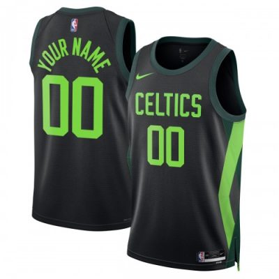 Boston Celtics Nike Unisex Custom Swingman Jersey - Hardwood Classics - Black