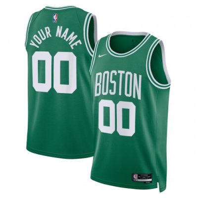 Boston Celtics Nike Unisex Swingman Custom Jersey Kelly Green