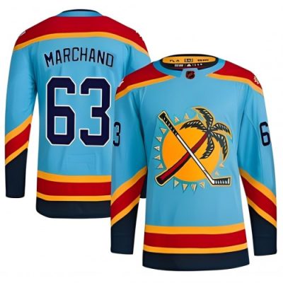 Brad Marchand Florida Panthers Reverse Retro 2.0 Jersey - Light Blue