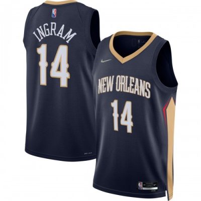 Brandon Ingram New Orleans Pelicans Nike Diamond Swingman Jersey - Navy