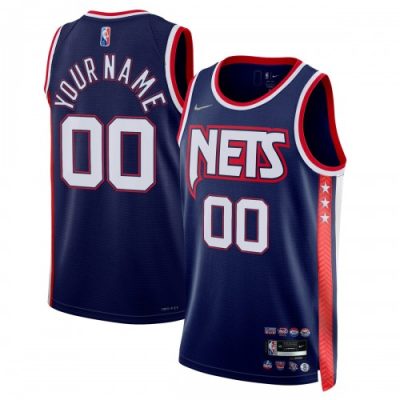 Brooklyn Nets Nike Swingman Custom Jersey - Hardwood Classics - Navy