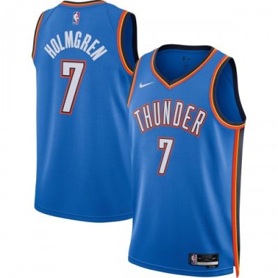 Chet Holmgren Oklahoma City Thunder Nike Unisex 2022 NBA Draft First Round Pick Player Swingman Jersey  - Blue