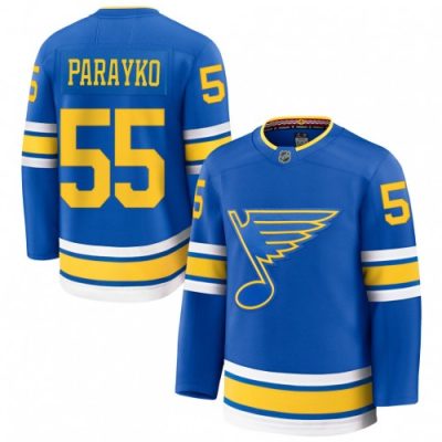 Colton Parayko St. Louis Blues Home Premium Player Jersey - Blue
