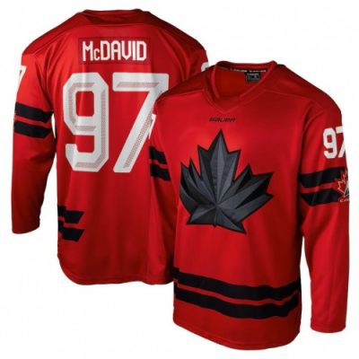 Connor McDavid Hockey Bauer Canada 2026 Olympics Replica Jersey - Red