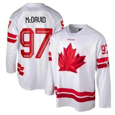 Connor McDavid Hockey Bauer Canada 2026 Olympics Replica Jersey - White