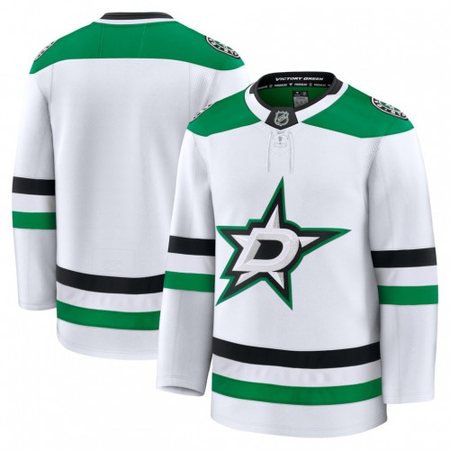 Dallas Stars Away Premium Blank Jersey - White