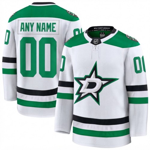 Dallas Stars Away Premium Player Custom Jersey - White