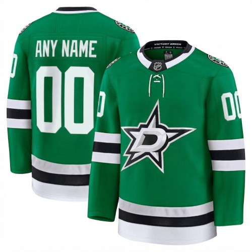 Dallas Stars Home Premium Player Custom Jersey - Kelly Green