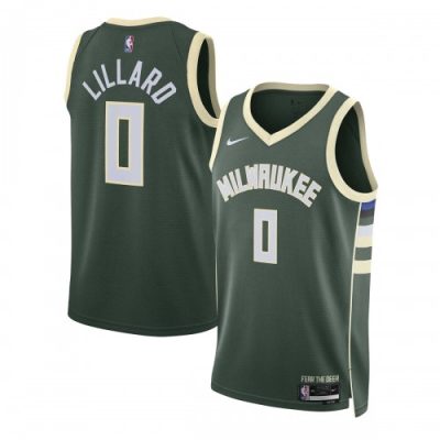 Damian Lillard Milwaukee Bucks Nike Unisex Swingman Jersey  - Hunter Green