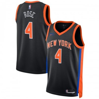 Derrick Rose New York Knicks Nike Unisex Swingman Jersey - Hardwood Classics - Black