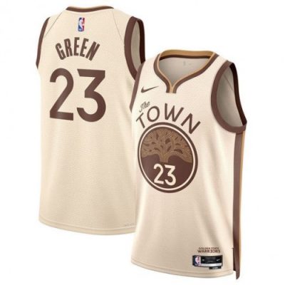 Draymond Green Golden State Warriors Nike 2025/26 Tan Swingman Jersey - Hardwood Classics