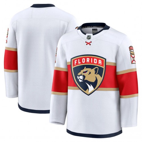Florida Panthers Away Premium Blank Jersey - White