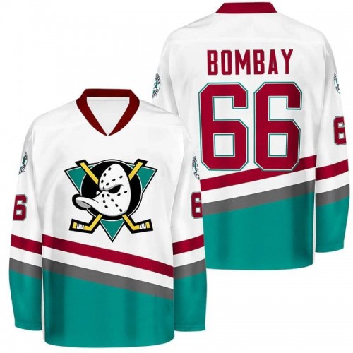 Gordon Bombay Men's Anaheim Ducks 1996/97 Retro White Jersey