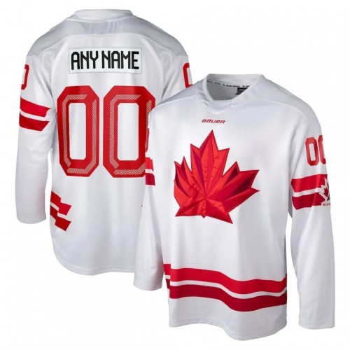 Hockey Bauer Canada 2026 Olympics Replica Custom Jersey - White