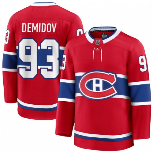 Ivan Demidov Montreal Canadiens Home Premium Jersey - Red