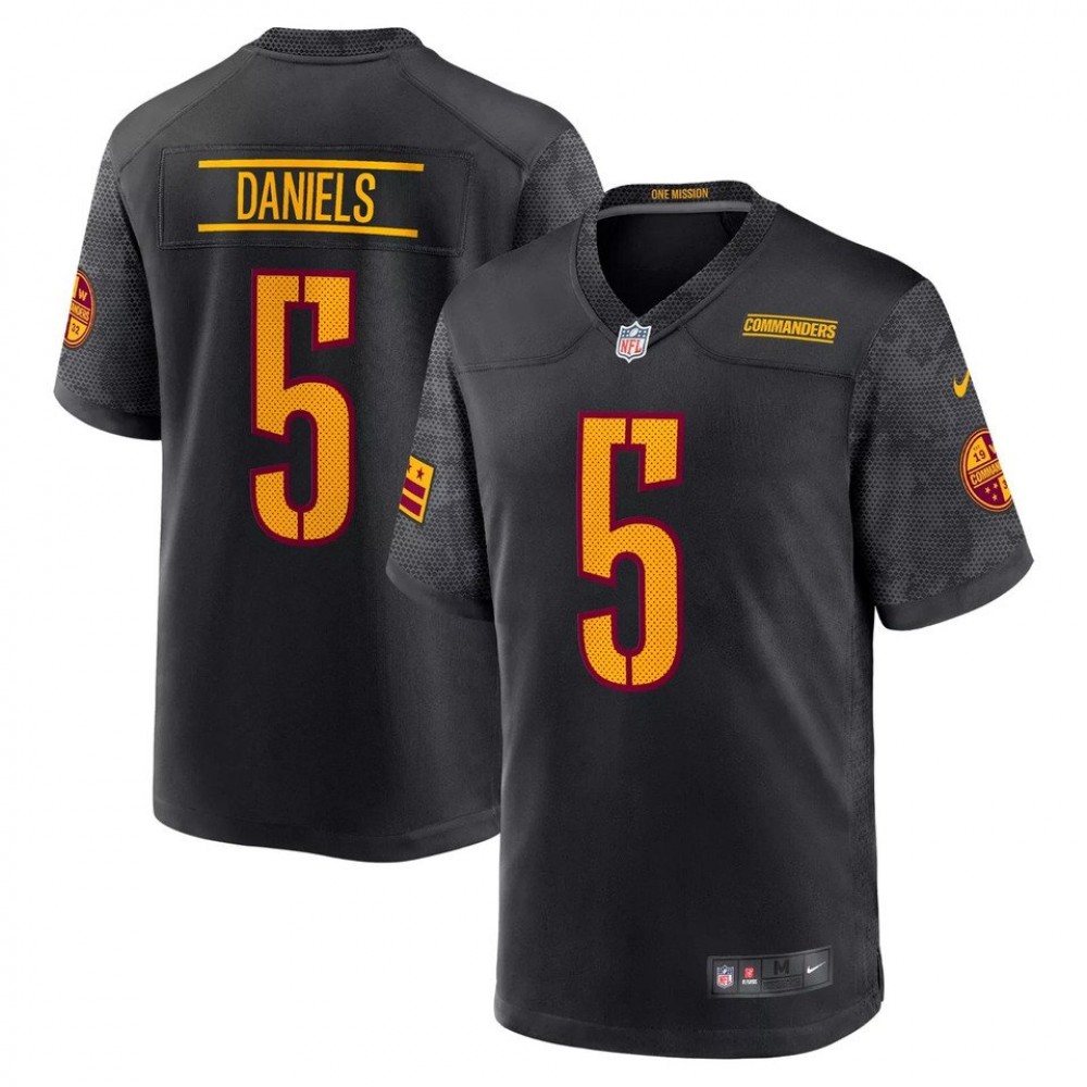 Jayden Daniels #5 Black