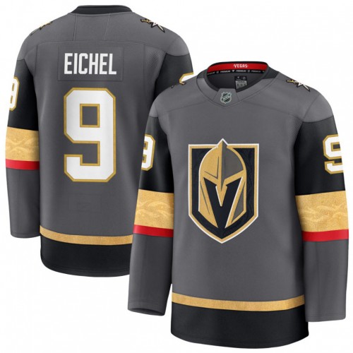 Jack Eichel Men's Vegas Golden Knights Gray Alternate Premium Jersey